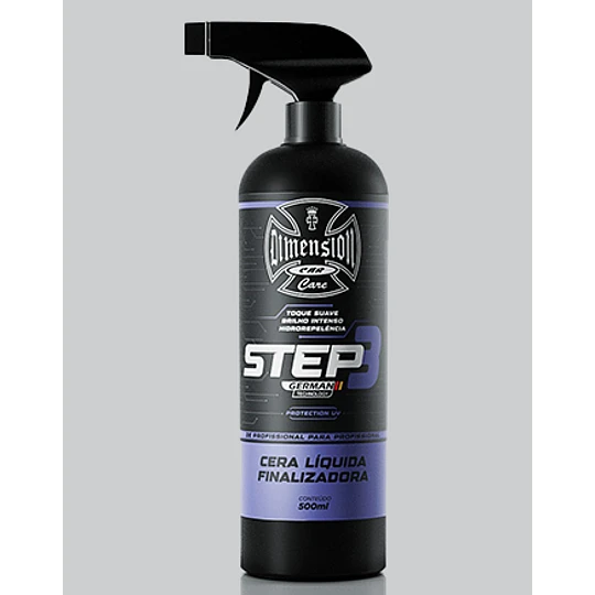 Step 3 - Cera Líquida Finalizadora Booster - Dimension Car Care | 500ml