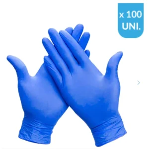 Caja 100 Guantes de Nitrilo Blue Azul Talla L