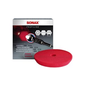 Pad Esponja Dura Roja DA - Sonax - 143mm 5,5" | 160mm 6,25" | 165mm 6,5"