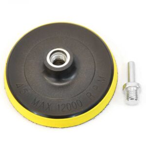 Backing Plate Soporte Disco Velcro 4,5 Pulgadas con adaptador taladro hilo M14