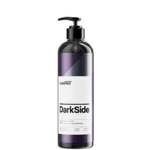 DarkSide - Sellador para Neumáticos y Gomas, Altamente Hidrofóbico, Brillo Negro Satinado - CarPro | 500ml