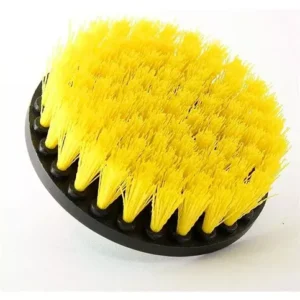 Cepillo Amarillo limpieza tapiz Alfombra para taladro | 5"