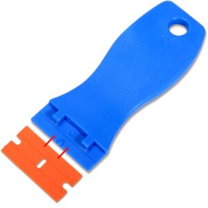 Raspador para hojas plásticas 10x4cm