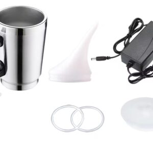 1 taza para Polimería con tapa +Juego de tazas atomizadoras Adaptador 220V + enchufe