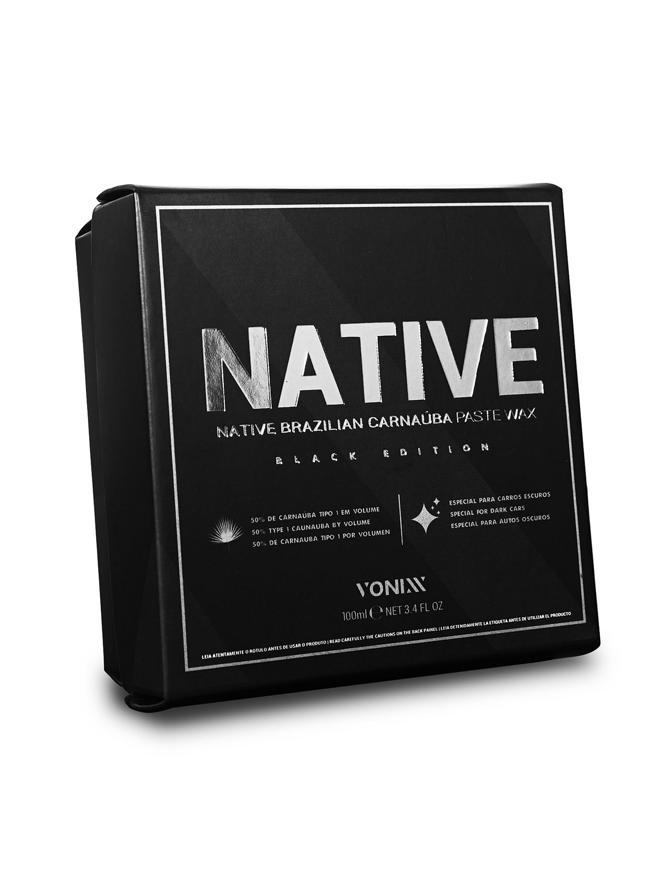 NATIVE BRAZILIAN CARNAUBA PASTE WAX – BLACK EDITION