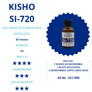 Kit Si-720 Sellador Cerámico 7H - Kisho 30ml | 60ml