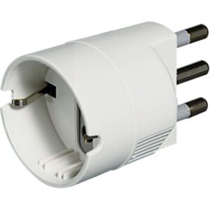 Adaptador para schuko macho 2P+T 16A