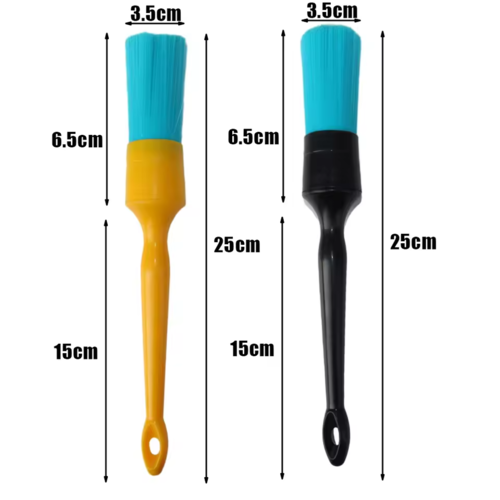 Cepillo De Detailing Nylon - Amarillo | Negro - Imagen 4