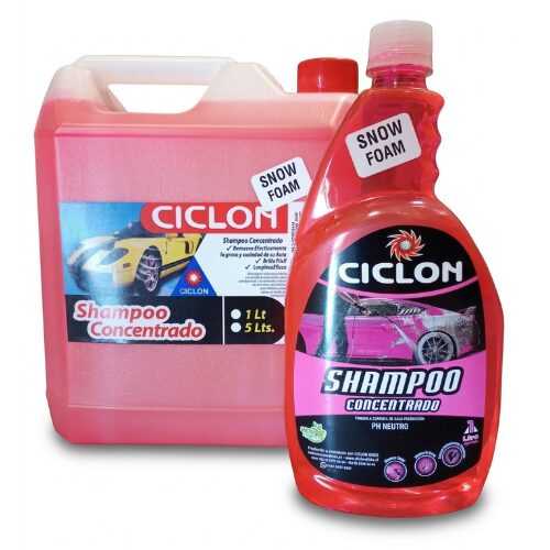Shampoo Snow Foam Concentrado PH Neutro - Ciclon - 1L | 5L