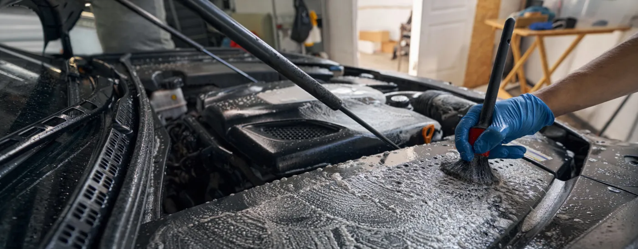 Limpieza Detailing Motor